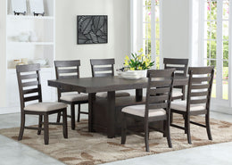 Expandable Top Dining Table Set- Dark Espresso - #030270