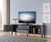 66'' Wooden TV Stand - Grey