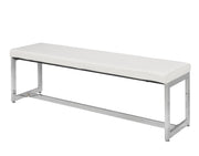 Glass Dining Table Set - White #035006