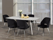 7Pcs Dining Set - Black #031194
