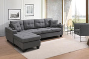 Alison - Reversible Sectional with Cup Holder