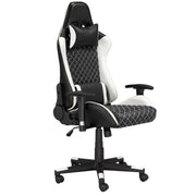 Black/White Leather Gaming Chair #033802