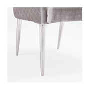 Grey Velvet Accent Chair #108200