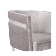 Grey Velvet Accent Chair #108200