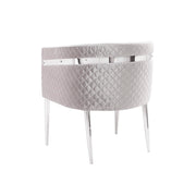 Grey Velvet Accent Chair #108200