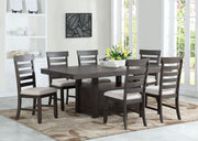 Expandable Top Dining Table Set- Dark Espresso - #030270