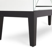 Mirrored Cabinet with Wooden Legs -102844