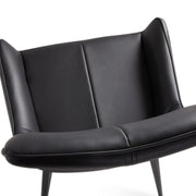 Leather Dining Chairs- Black #103204