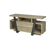 47'' Wooden TV Stand- Dark Taupe/Black