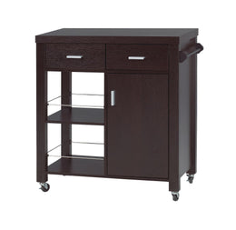 Kitchen Cart- Dark Cherry