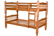 Solid Wood Single Over Single Bunk Bed #052601