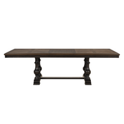 Expandable Solid Wood Dining Table Set