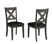 7 Pcs Dining Table Set- Grey - #030276