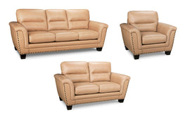 Canadian Made Fabric Sofa Set #4415