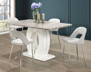 5 Pcs faux Marble Pub Set