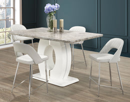 5 Pcs faux Marble Pub Set