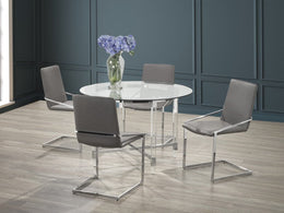 Glass Dining Table Set - Grey #031534