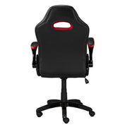 Black/Red Leather Office Chair #033805