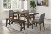 Live Edge Dining Table Set -115752