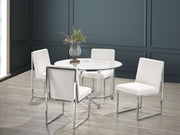 Glass Dining Table Set - White #031536