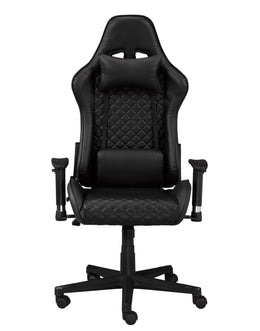 Black Leather Gaming Chair #033803