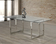Glass Dining Table Set - Black #035003