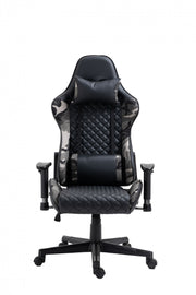 Black/Camo Leather Gaming Chair #033804