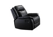 Gel Leather Manual Recliner 3Pcs Set- Black -11926