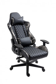 Black/Camo Leather Gaming Chair #033804