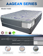 9'' Medium Firm Pocket Coil Mattress-Aggen Series