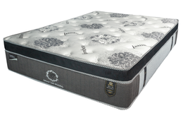 12'' Pocket Coil High End Mattress with Latex and Plush Foam Top Medium Firm Mattress- Crown Series