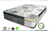 12'' Pocket Coil High End Mattress with Latex and Plush Foam Top Medium Firm Mattress- Crown Series