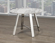 5Pcs Round Dining Set - Grey