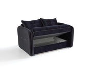 Turkish Made 3Pcs Sofa Set with Underneath Storage-Grey Color