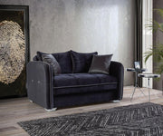 Turkish Made 3Pcs Sofa Set with Underneath Storage-Grey Color