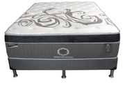 14'' High End Pocket Coil Euro Top Medium Firm Mattress- Gel Foam and Latex Foam Layers- Platinum Series