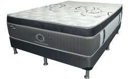 14'' High End Pocket Coil Euro Top Medium Firm Mattress- Gel Foam and Latex Foam Layers- Platinum Series