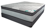 12''  Euro Top Medium Firm Spring Mattress- Snow White