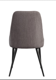 Wooden Top with Metal Legs Elegant Dining Set