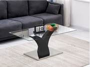 Modern Clear Glass Coffee Table -172674
