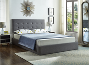 Fabric Hydraulic Storage Bed- Grey Color #175445