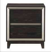 Solid Wood Bedroom Set with Padded Headboard and Footboard- 111536