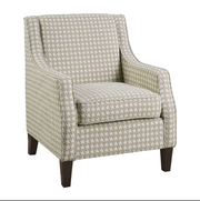 Textured Fabric Accent Chair- khaki Color #111110