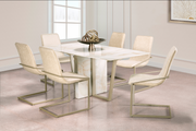 Modern Marble Glass Dining Set #117622