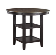 5Pcs Wooden Counter Height Table Set in Two Tone Finish Color