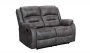 Fabric Manual Recliner Set- Dark Grey #062070