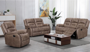 Fabric Recliner Set- Caramel Brown #062070