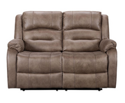 Fabric Recliner Set- Caramel Brown #062070