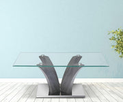 Clear Glass Coffee Table/ End Table #060321