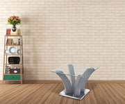 Clear Glass Coffee Table/ End Table #060321